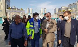 وزیر بهداشت از پایگاههای اورژانس اطراف حرم مطهر رضوی بازدید کرد