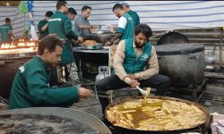 پخت ۵ هزار پرس غذای گرم در موکب امام مهربانی ها در ایام غدیر