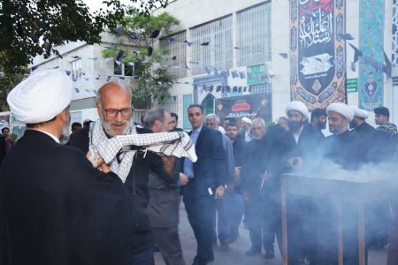 خدمت رسانی موکب امام رضا (ع) در کربلا به زائران امام حسین (ع)