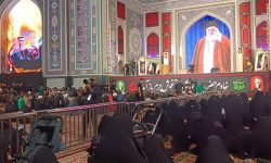 آیین بزرگداشت قائد شهید امت از سوی رهبر انقلاب در حرم مطهر رضوی برگزار شد